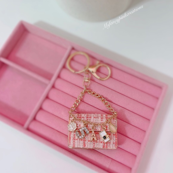 Pink Tween Purse Keychain - Picture 3 of 3